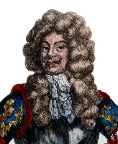 Retrato de Abraham Duquesne (1610-1688), marquês francês e oficial da Marinha. de French School