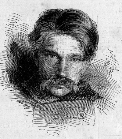 Retrato de Alexander Soloviev (Solowieff), que tentou assassinar o czar russo Nicholas II em 14 de abril de French School