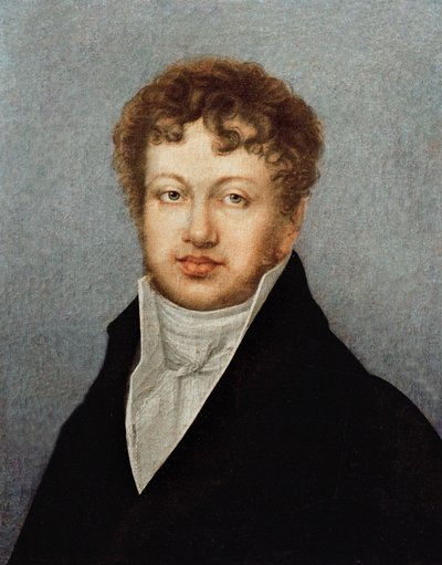 Retrato de Andre Marie Ampere (1775-1836) de French School