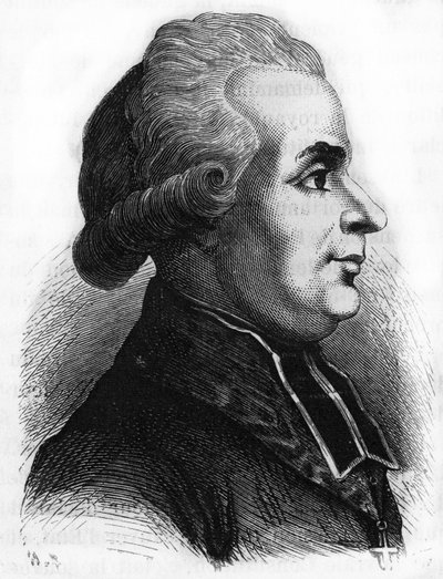 Retrato de Antoine-Adrien (Antoine Adrien) Lamoureux (1742-1794) político religioso lazarista francês da Revolução Francesa. de French School