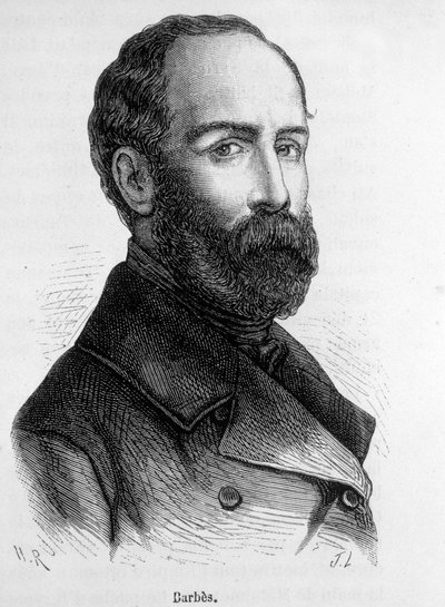 Retrato de Armand Barbes, Revolucionário Francês (1809-1870). de French School