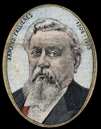 Retrato de Armand Fallieres (1841-1931) Presidente da República. de French School