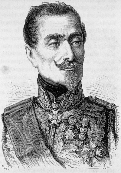 Retrato de Armand Jacques Leroy de Saint-Arnaud (Saint Arnaud de French School