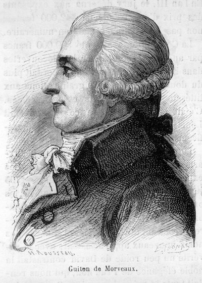 Retrato do Barão Louis-Bernard Guyton-Morveau (Guiton) (1737-1816), político, químico e revolucionário francês - in "L