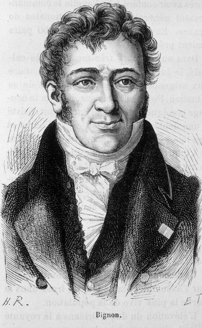 Retrato de Bignon - em "L