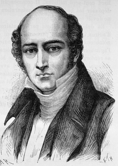 Retrato de Camille Hyacinthe Odilon Barrot (1791-1873), político francês - em "L