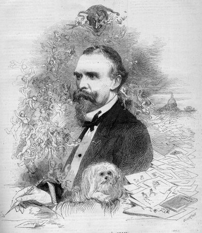 Retrato de Cham (Amedee Comte de Noe) de French School