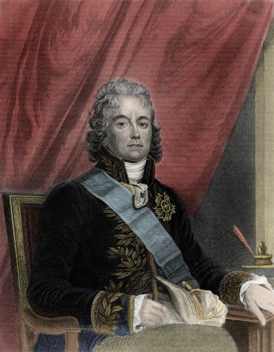 Retrato de Charles Maurice de Talleyrand Perigord (1754-1838), político francês. de French School