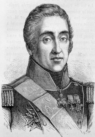 Retrato de Carlos X, Rei de França (1757 - 1836) - em "L