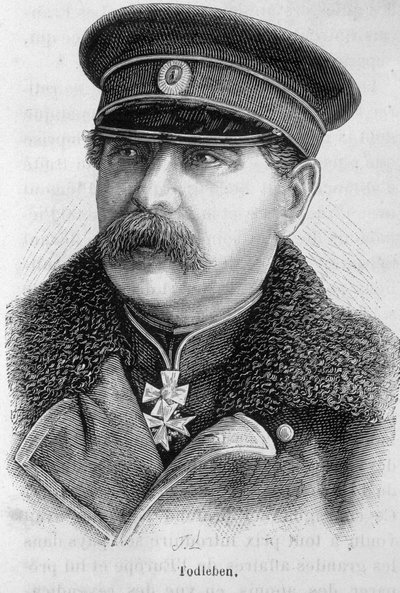 Retrato de Edouard Ivanovich Totleben (ou Todleben) de French School