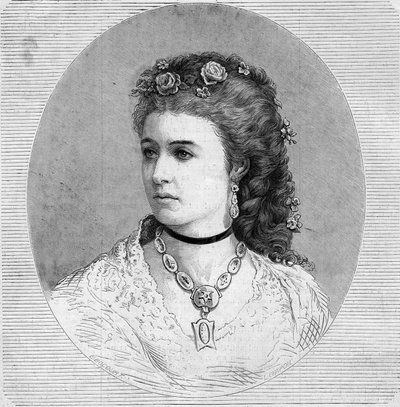 Retrato de Emma Albani (Marie Louise Emma Cecile Lajeunesse dite de French School
