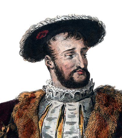 Retrato de Francisco I da França (1494-1537), rei da França. de French School
