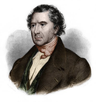 Retrato de François Arago (1786-1853), matemático, físico, astrônomo e político francês. in "LIBRE DES SPORERS" de Louis de Cormenin Timon. 1842. Coleção privada. de French School