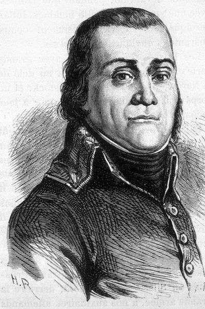 Retrato de François Joseph Lefebvre (1755 - 1820), Marechal e Par da França - in "A História da França" de Henri Martin de French School