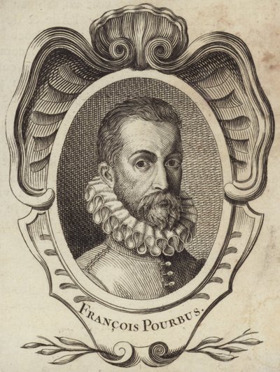 Retrato de Frans Pourbus o mais novo de French School
