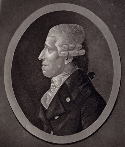 Retrato de Franz Joseph Haydn (1732-1809) de French School