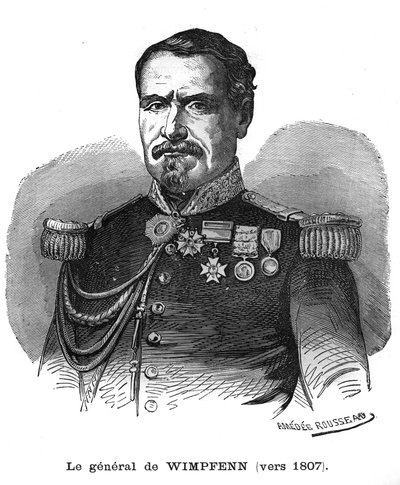 Retrato do Barão Emmanuel Felix von Wimpffen (Wimpfenn de French School