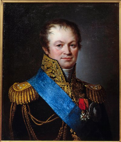 Retrato do General Henri François Marie Charpentier (1769-1831) com os três imperios Painting de l