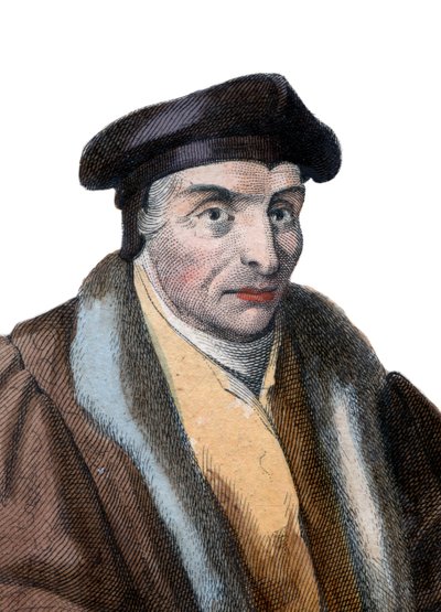 Retrato de Guillaume Bude (Budee) (Budaeus) (1467-1540), erudito francês. de French School