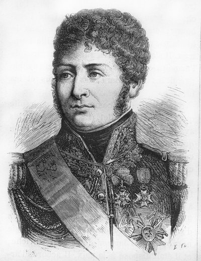 Retrato de Henri Clarke, general e político francês (Duque de Feltre 1809 de French School