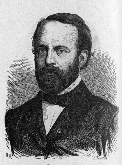 Retrato de Henri Sainte-Claire Deville (1814 - 1876) - em “” Álbum da Ciência; estudiosos ilustres; Grandes descobertas ”” ”1896. de French School