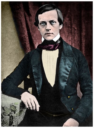 Retrato de Hermann von Helmholtz (1821-1894). Físico, anatomista e fisiologista alemão. de French School