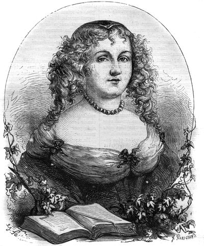 Retrato de Isabel II de Jerusalém (Yolande de Brienne), Rainha de Jerusalém (1212-1228) e esposa de Frederico II do Santo Império. Gravura em "História dos Papas (...) Crimes da Rainha Rei e Imperadores ao longo dos séculos" por Maurice Lachatre de French School