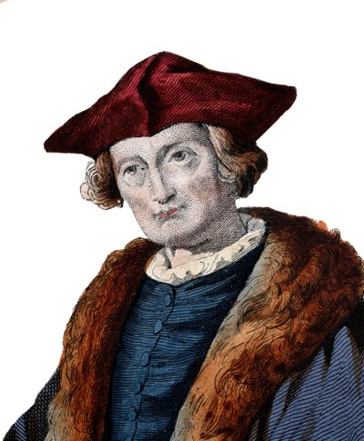 Retrato de Jacques Auguste de Thou (Thuanus) (1553-1617), Presidente do Parlamento de Paris. de French School