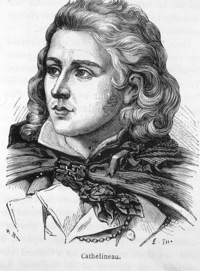 Retrato de Jacques Cathelineau (1759 - 1793), Vendée chef - em "L