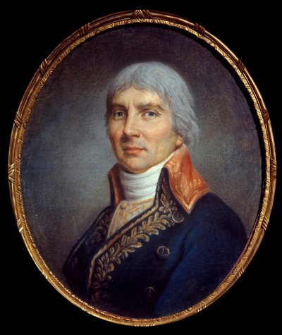 Retrato de Jacques Francois Coquille dit Dugommier (1738-1794). Pintura anônima da escola francesa de French School