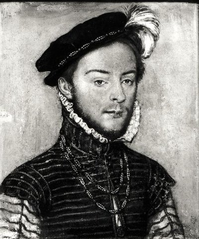 Retrato de Tiago de Sabóia (1531-1585) Duque de Nemours, c.1565 de French School