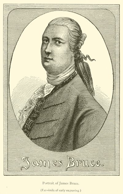 Retrato de James Bruce (gravura) de French School