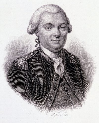 Retrato de Jean-François Galaup, conde de La Perouse (Jean Francois Laperouse de French School