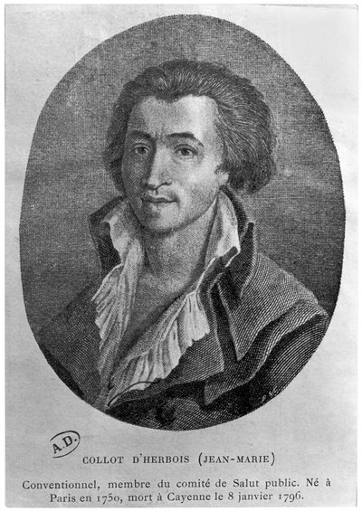 Retrato de Jean-Marie Collot d&39;Herbois (1750-96) de French School