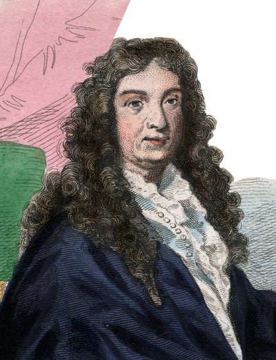 Retrato de Jean Baptiste Lully (1632-1687), compositor francês. de French School