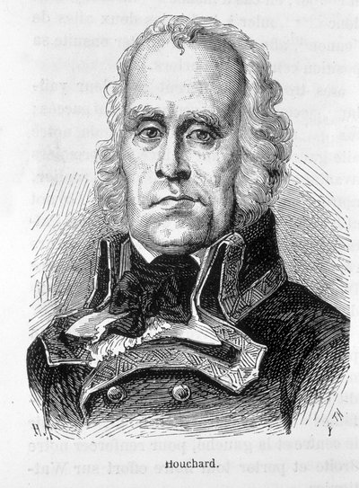 Retrato de Jean Nicolas Houchard (1738 - 1793), general francais - em "L
