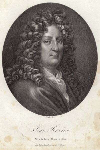 Retrato de Jean Racine de French School