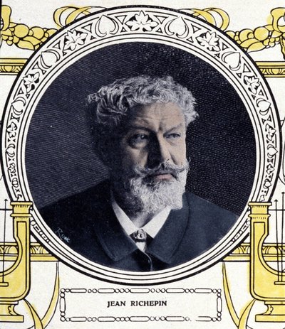 Retrato de Jean Richepin (1849-1926), escritor francês. de French School