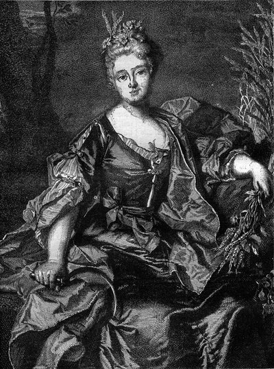 Retrato de Jeanne Becu, Condessa (ou Madame) de Barry (1743-1793), última amante de Luís XV, em Ceres, deusa da Agricultura. Gravação em "Histoire de la prostitution et de la debauche dans les peuples du globe depuis l