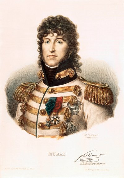 Retrato de Joachim Murat (1767-1815), marechal de France, rei de Nápoles de French School