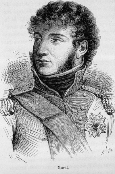 Retrato de Joachim Murat (1767 - 1815) - em "L