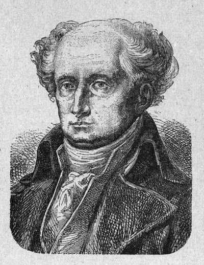 Retrato de Joseph Jerome Simeon (1749-1842), advogado e político francês Engraving de 1889. Coleção privada. de French School