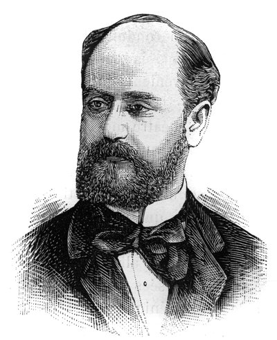 Retrato de Jules Develle (1845-1919), político francês. Gravura em "Le Monde Illustré", 16 de janeiro de French School