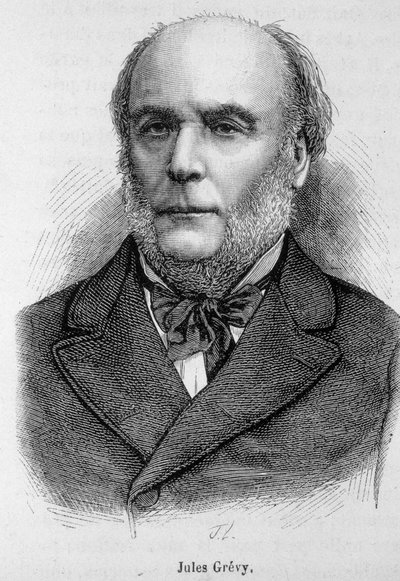 Retrato de Jules Grèvy (1807 - 1891), político francês - em "L