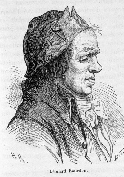 Retrato de Leonard Bourdon (1754-1807), político francês - em "L
