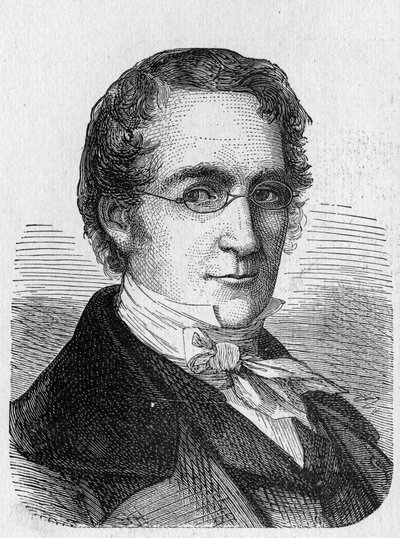 Retrato de Louis-Joseph Gay-Lussac (Louis Joseph Gay Lussac) (1778 - 1850) - no "Álbum da Ciência; ilustres estudiosos; Grandes Descobertas" 1896. de French School