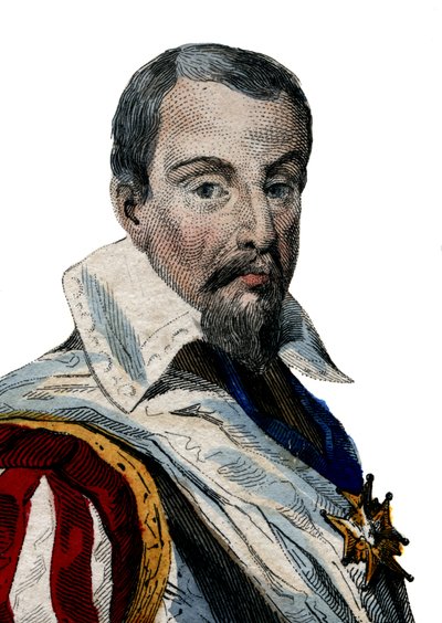 Retrato de Louis Des Balbes de Berton de Crillon (1543-1615), soldado francês chamou o homem sem medo. de French School