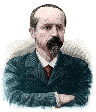Retrato de Louis Jean Baptiste Lepine (1846 -1933) Advogado francês e inventor político do Concurso Lepine. de French School