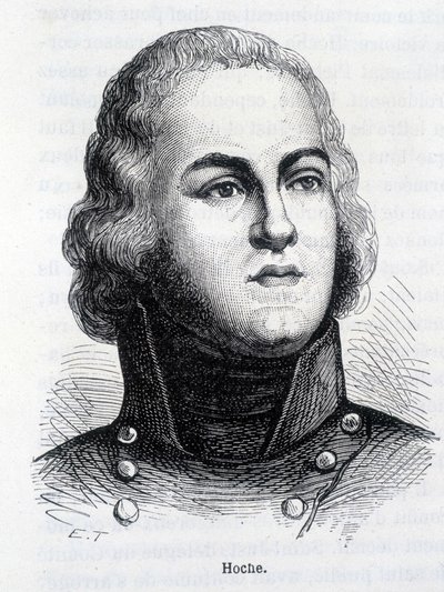 Retrato de Louis Lazare Hoche (1768-1797), general francês - em "L