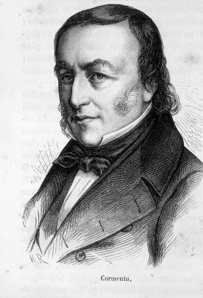 Retrato de Louis Marie de La Haye Visconde de Cormenin de French School